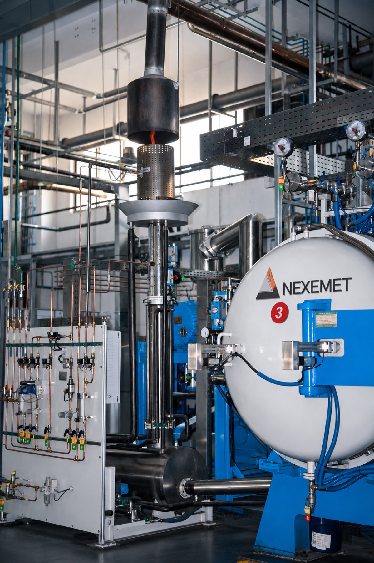 NEXEMET self-developed cermet sintering system